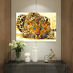 DIY Painting By Numbers -  Leopard (16"x20" / 40x50cm)