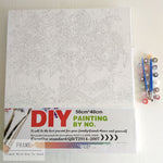 DIY Painting By Numbers - Daisy (16"x20" / 40x50cm)