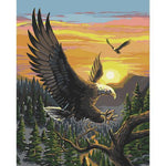 DIY Painting By Numbers - Eagle (16"x20" / 40x50cm)