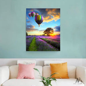 DIY Painting By Numbers - Romantic Balloon (16"x20" / 40x50cm)