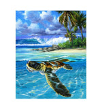DIY Painting By Numbers - Turtle (16"x20" / 40x50cm)