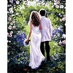 DIY Painting By Numbers - Wedding (16"x20" / 40x50cm)