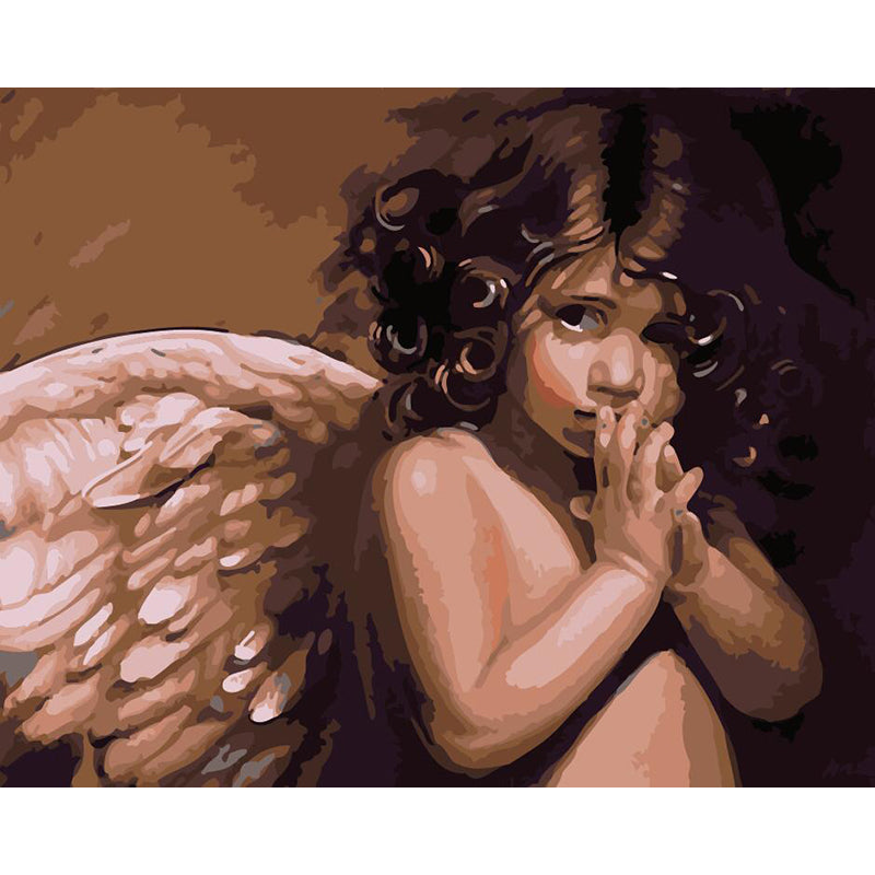 DIY Painting By Numbers -  Angel  (16"x20" / 40x50cm)