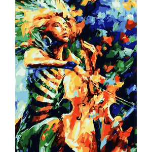 DIY Painting By Numbers - Colorful Cello(16"x20" / 40x50cm)