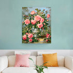 DIY Painting By Numbers - Roses (16"x20" / 40x50cm)