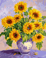 DIY Painting By Numbers - Beautiful Sunflower (16"x20" / 40x50cm)