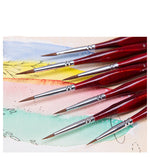 Nylon Paint Brushes - 6pcs Set