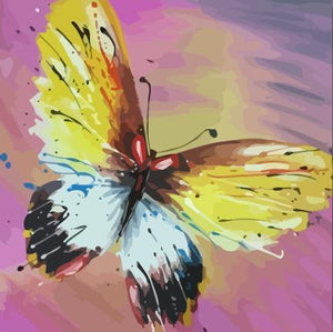 DIY Painting By Numbers -Colorful Butterfly (16"x20" / 40x50cm)