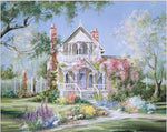 DIY Painting By Numbers - Romantic House (16"x20" / 40x50cm)