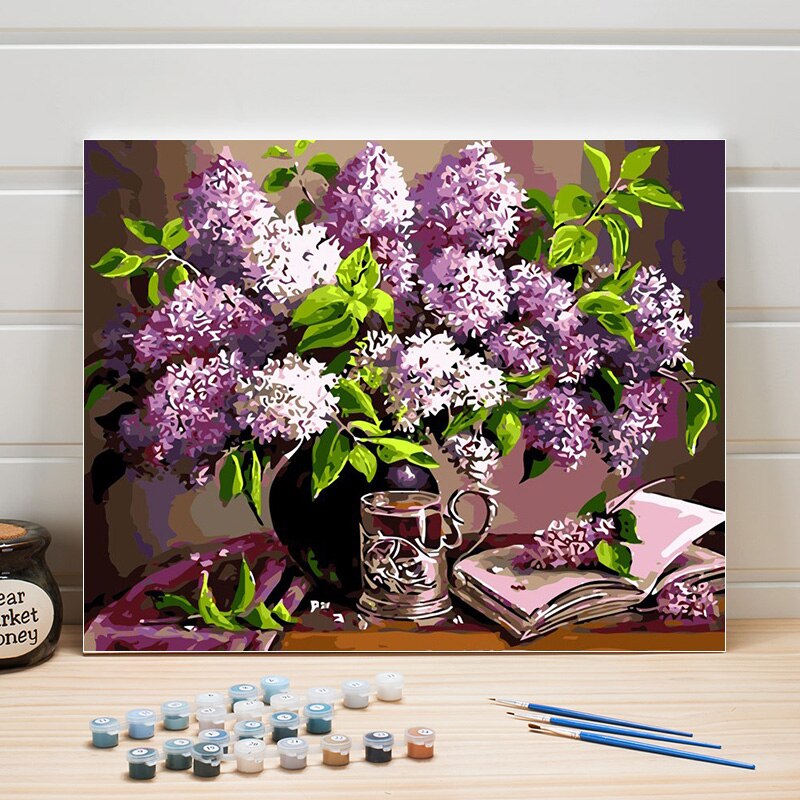 DIY Painting By Numbers -  Still Life (16"x20" / 40x50cm)